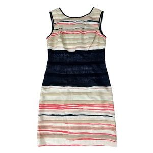 Kay Unger New York sleeveless striped dress size 6